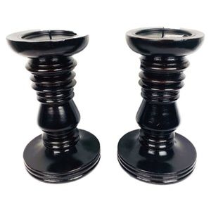 Set of 2 Candle Holders Decorative